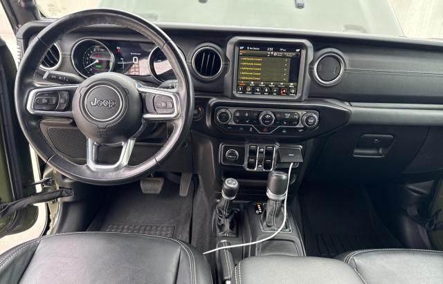 1C4JJXP67MW704686 - 2021 JEEP WRANGLER U SAHARA 4XE GREEN photo 9