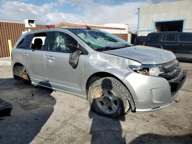 2FMDK3AK9DBA07686 - 2013 FORD EDGE SPORT SILVER photo 4