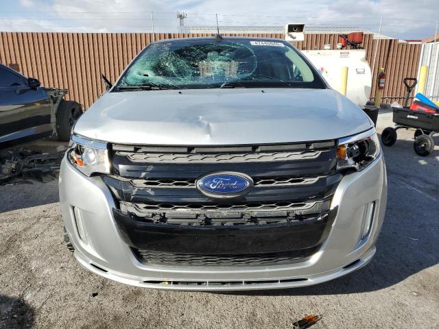 2FMDK3AK9DBA07686 - 2013 FORD EDGE SPORT SILVER photo 5