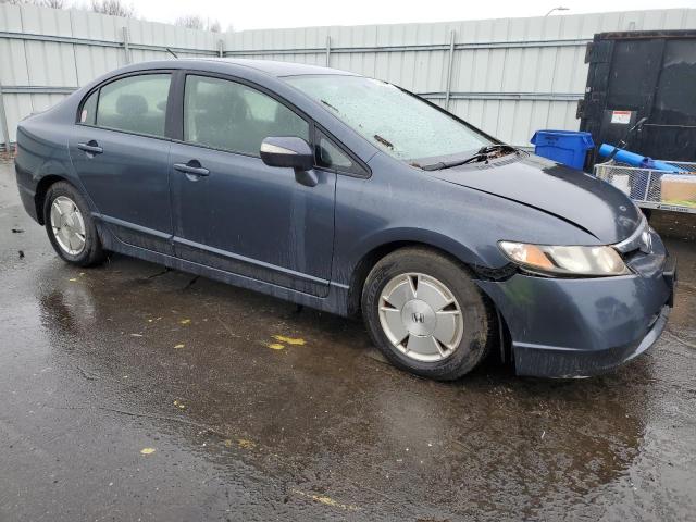 JHMFA36218S029684 - 2008 HONDA CIVIC HYBRID CHARCOAL photo 4