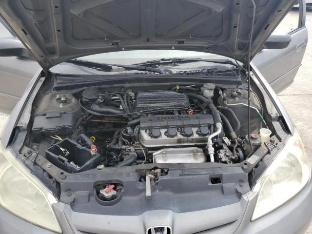 2HGES16694H566145 - 2004 HONDA CIVIC LX GRAY photo 11