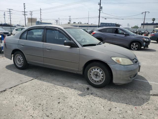 2HGES16694H566145 - 2004 HONDA CIVIC LX GRAY photo 4