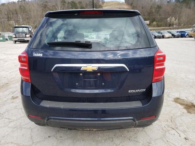 2GNALBEK6G1172458 - 2016 CHEVROLET EQUINOX LS BLUE photo 6