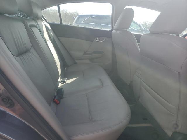 2HGFB2F95FH507827 - 2015 HONDA CIVIC EXL ნაცრისფერი ფოტო 10