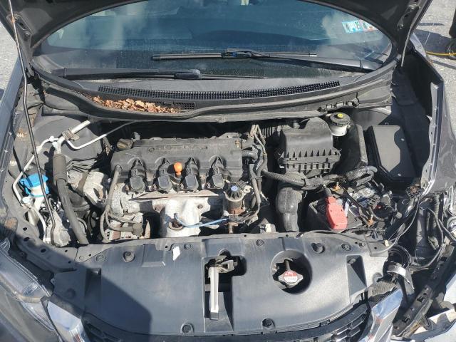2HGFB2F95FH507827 - 2015 HONDA CIVIC EXL ნაცრისფერი ფოტო 11