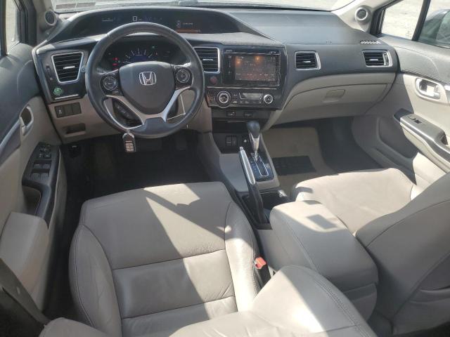 2HGFB2F95FH507827 - 2015 HONDA CIVIC EXL ნაცრისფერი ფოტო 8