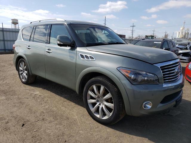 JN8AZ2NC7C9316086 - 2012 INFINITI QX56 GREEN photo 4