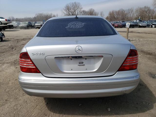 WDBNG70J86A483998 - 2006 MERCEDES-BENZ S 430 SILVER photo 6