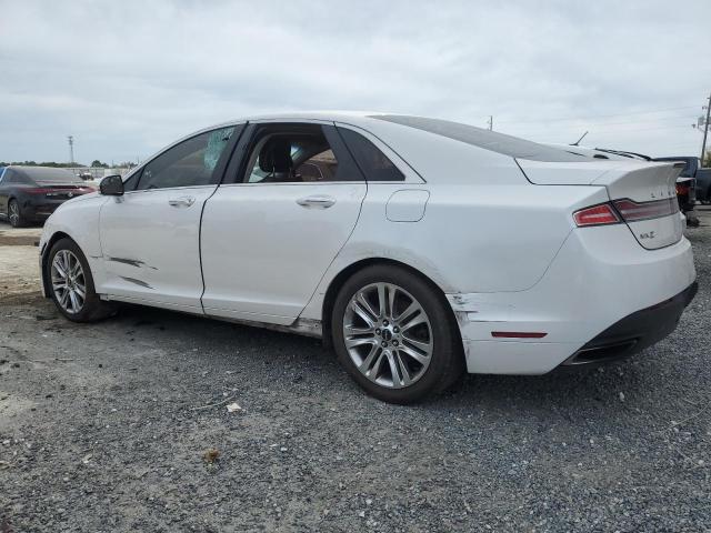 3LN6L2G97ER833203 - 2014 LINCOLN MKZ WHITE photo 2