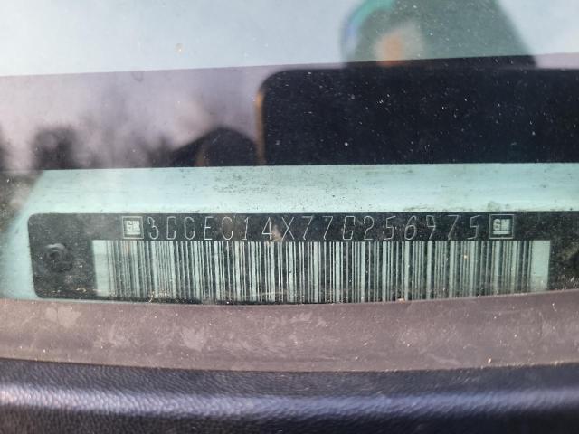 3GCEC14X77G256975 - 2007 CHEVROLET SILVERADO C1500 CLASSIC WHITE photo 12