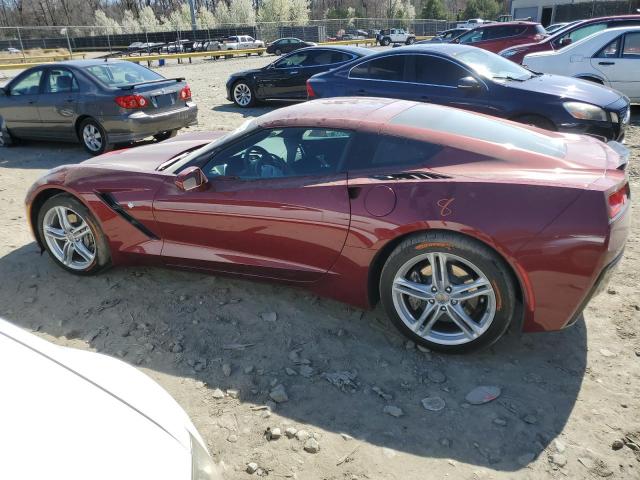 1G1YB2D72G5125118 - 2016 CHEVROLET CORVETTE STINGRAY 1LT RED photo 2