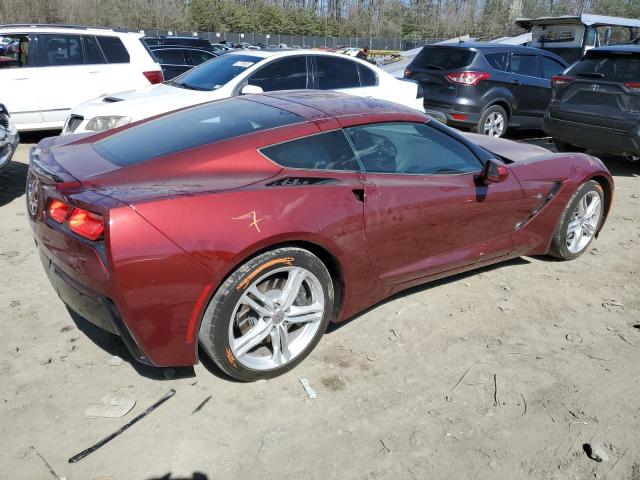 1G1YB2D72G5125118 - 2016 CHEVROLET CORVETTE STINGRAY 1LT RED photo 3