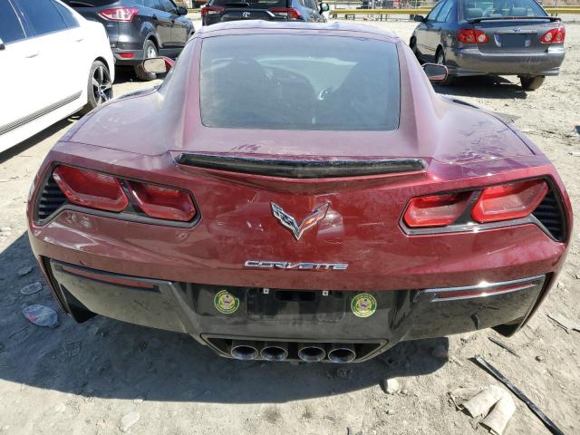 1G1YB2D72G5125118 - 2016 CHEVROLET CORVETTE STINGRAY 1LT RED photo 6