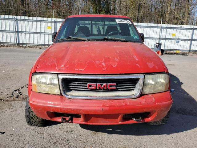 1GTCT19W528139580 - 2002 GMC SONOMA RED photo 5