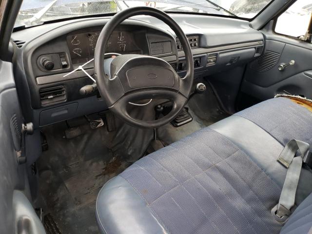 1FTEX14Y0PKA67428 - 1993 FORD F150 BLUE photo 8