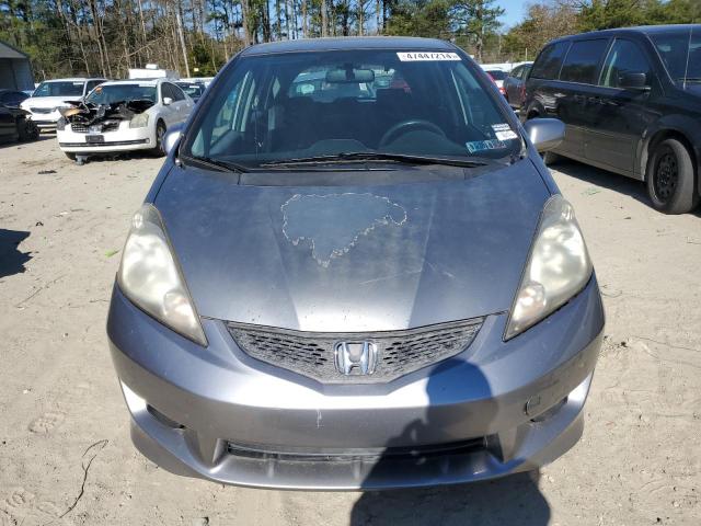 JHMGE8H46AS018206 - 2010 HONDA FIT SPORT SILVER photo 5