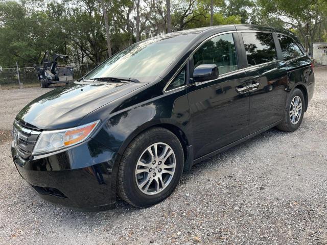 5FNRL5H62CB089581 - 2012 HONDA ODYSSEY EXL BLACK photo 2