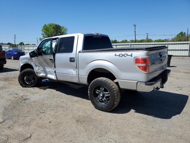 1FTFW1ET5BKD85807 - 2011 FORD F150 SUPERCREW SILVER photo 2