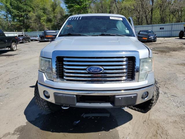 1FTFW1ET5BKD85807 - 2011 FORD F150 SUPERCREW SILVER photo 5