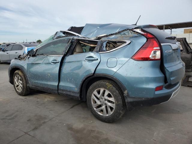 2HKRM3H74GH536980 - 2016 HONDA CR-V EXL BLUE photo 2