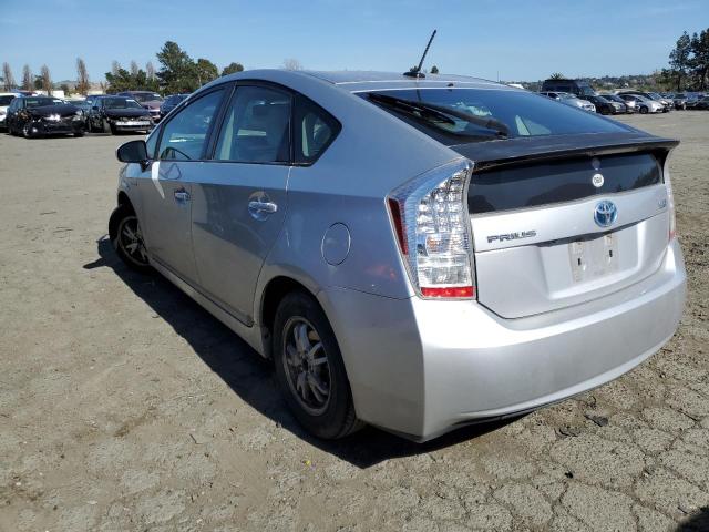 JTDKN3DU2A0192628 - 2010 TOYOTA PRIUS SILVER photo 2