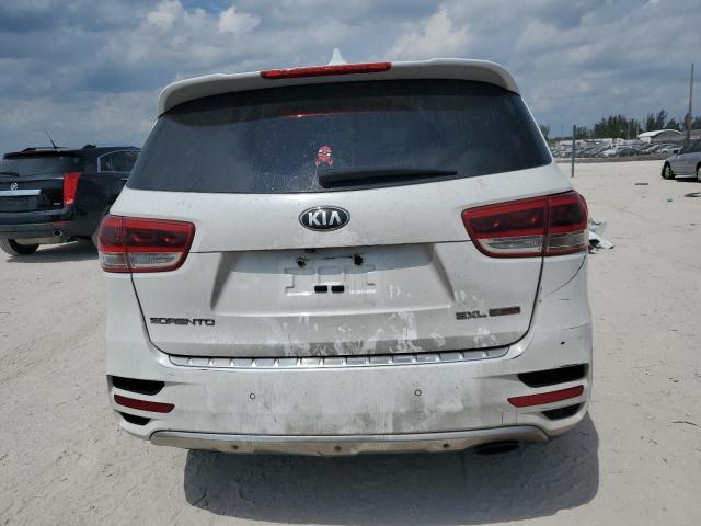 5XYPKDA18GG039107 - 2016 KIA SORENTO SX WHITE photo 6