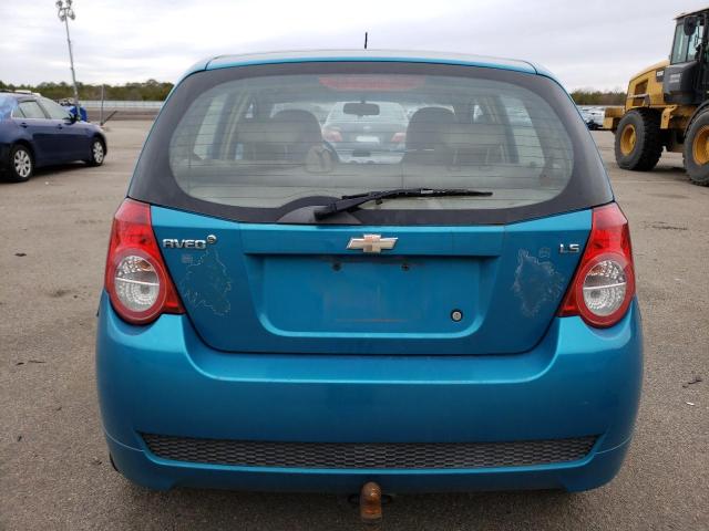 KL1TD66E49B391833 - 2009 CHEVROLET AVEO LS 青绿色 照片 6