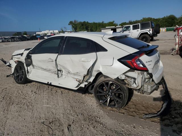 SHHFK7H99KU205724 - 2019 HONDA CIVIC SPORT TOURING WHITE photo 2