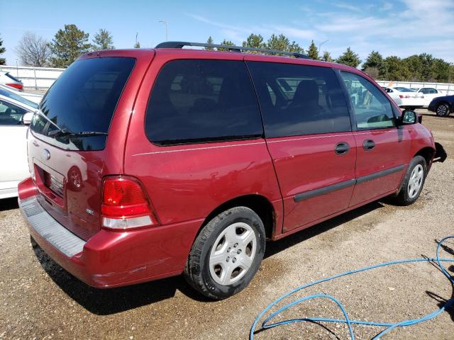 2FMZA51695BA64253 - 2005 FORD FREESTAR SE RED photo 3