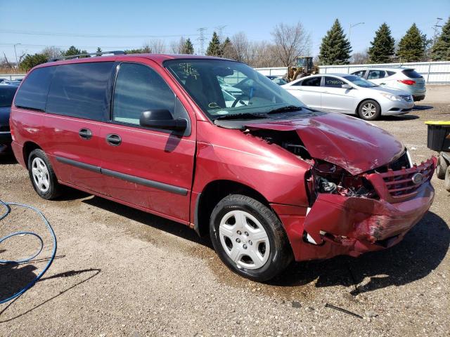 2FMZA51695BA64253 - 2005 FORD FREESTAR SE RED photo 4