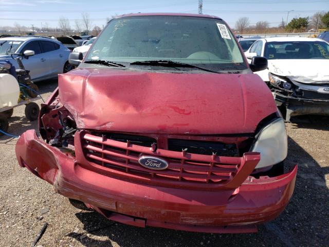 2FMZA51695BA64253 - 2005 FORD FREESTAR SE RED photo 5