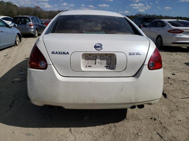 1N4BA41E95C873278 - 2005 NISSAN MAXIMA SE WHITE photo 6