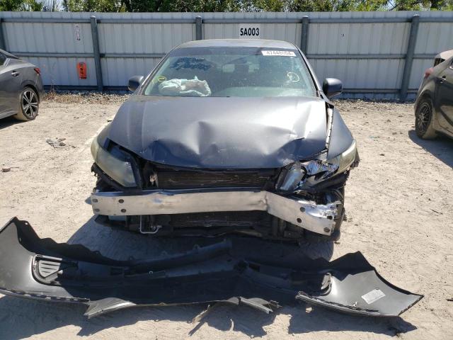 19XFB2F50DE037677 - 2013 HONDA CIVIC LX GRAY photo 5