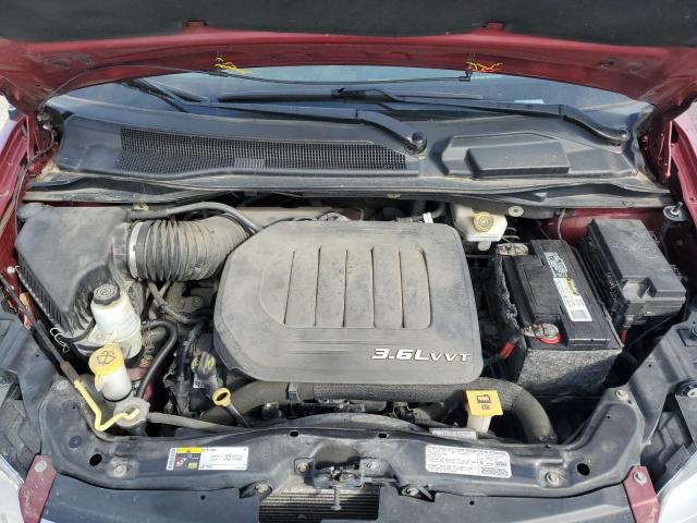 2C4RC1CG4DR753443 - 2013 CHRYSLER TOWN & COU TOURING L MAROON photo 12