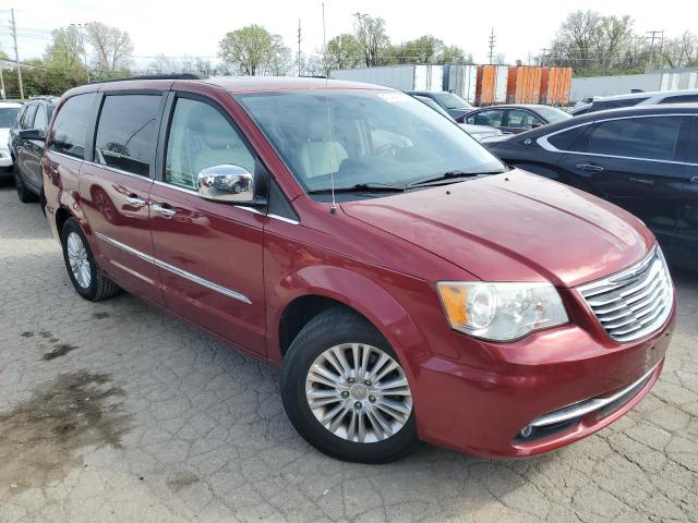 2C4RC1CG4DR753443 - 2013 CHRYSLER TOWN & COU TOURING L MAROON photo 4