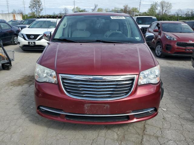 2C4RC1CG4DR753443 - 2013 CHRYSLER TOWN & COU TOURING L MAROON photo 5