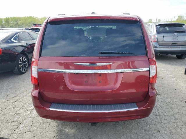 2C4RC1CG4DR753443 - 2013 CHRYSLER TOWN & COU TOURING L MAROON photo 6