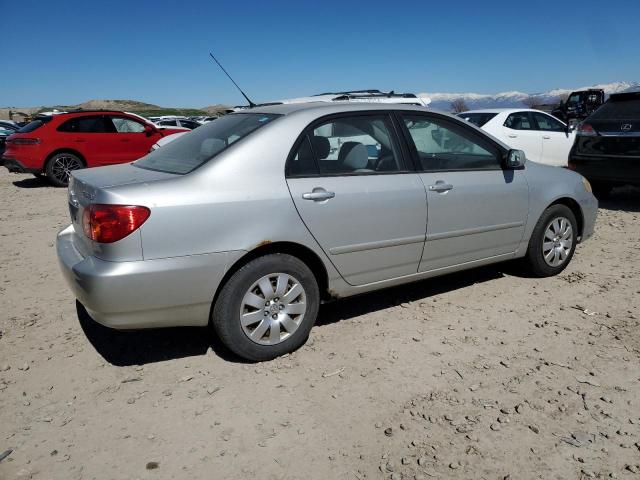 1NXBR38E54Z340626 - 2004 TOYOTA COROLLA CE SILVER photo 3