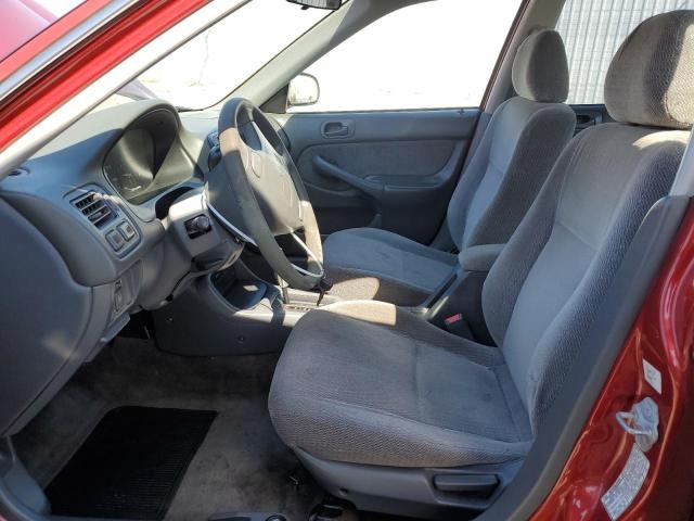 1HGEJ6673WL026790 - 1998 HONDA CIVIC LX RED photo 7