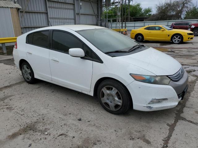 JHMZE2H39BS010860 - 2011 HONDA INSIGHT WHITE photo 4