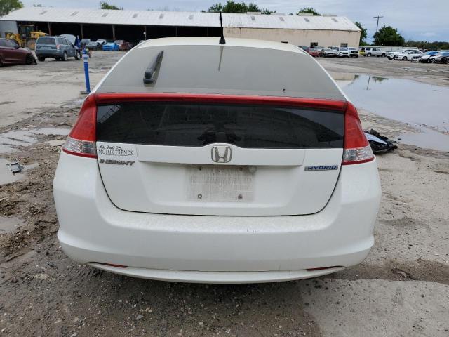 JHMZE2H39BS010860 - 2011 HONDA INSIGHT WHITE photo 6