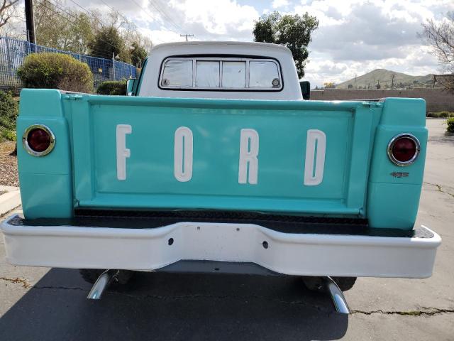 F10CR251759 - 1962 FORD F100 TEAL photo 6