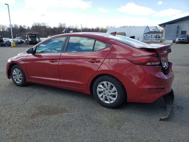 KMHD74LF1HU369258 - 2017 HYUNDAI ELANTRA SE RED photo 2