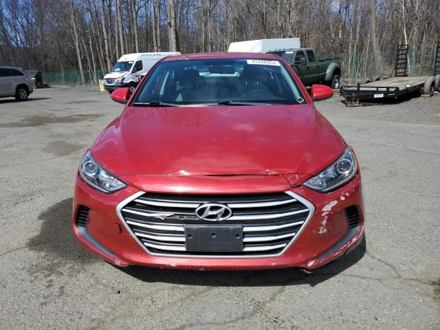 KMHD74LF1HU369258 - 2017 HYUNDAI ELANTRA SE RED photo 5