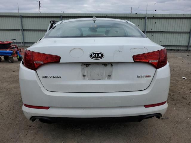 5XXGN4A77CG044180 - 2012 KIA OPTIMA EX WHITE photo 6