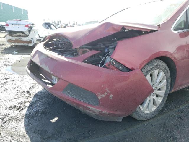 1G4PN5SK4D4193730 - 2013 BUICK VERANO RED photo 12