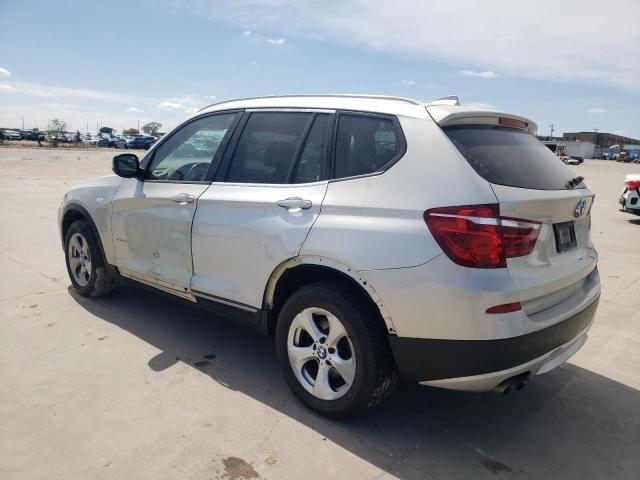 5UXWX5C55BL708660 - 2011 BMW X3 XDRIVE28I SILVER photo 2