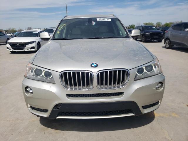 5UXWX5C55BL708660 - 2011 BMW X3 XDRIVE28I SILVER photo 5