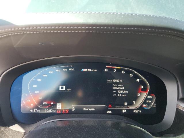 WBS73CH0XNCG83113 - 2022 BMW M5 CS GREEN photo 9