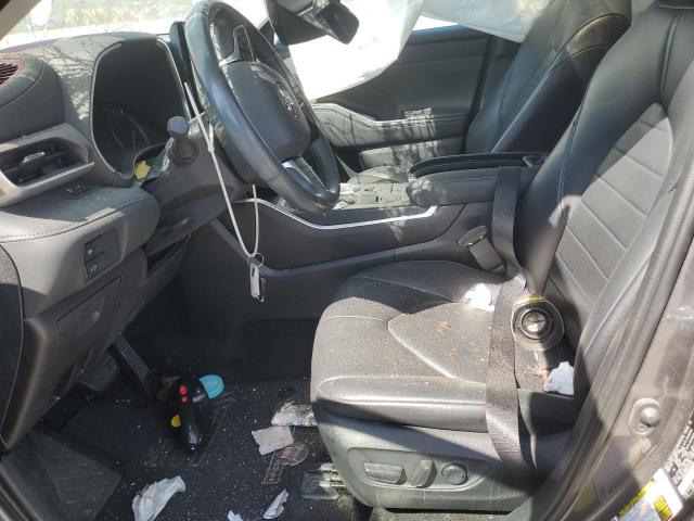 5TDGZRAH9MS527616 - 2021 TOYOTA HIGHLANDER XLE GRAY photo 7